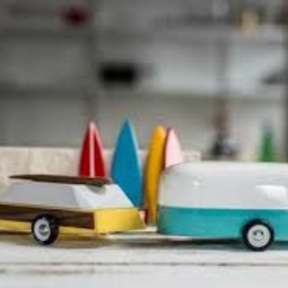 NWT Candylab Large Wood Car Classic Woodie - Picture 5 of 5